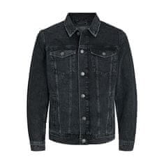 Jack&Jones Pánska džínsová bunda JJIJEAN 12223613 Black Denim (Veľkosť L)