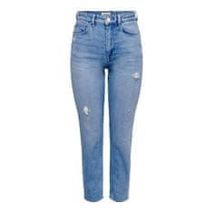 ONLY Dámske džínsy ONLEMILY Straight Fit 15249500 Light Blue Denim (Veľkosť 25/30)