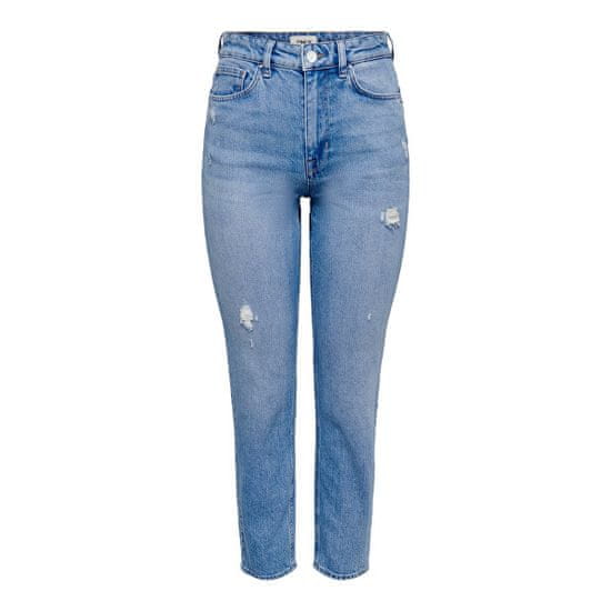 ONLY Dámske džínsy ONLEMILY Straight Fit 15249500 Light Blue Denim