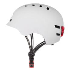 Bluetouch Bezpečnostná helma BLUETOUCH biela s LED - M