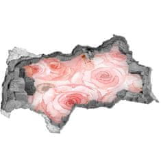 Wallmuralia.sk 3D diera na stenu Kvetinový vzor 150x115 cm