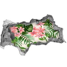 Wallmuralia.sk 3D diera nálepka Kvetinový vzor 115x88 cm