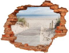 Wallmuralia.sk 20D diera nálepka Pláž 120x93 cm