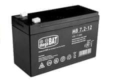 Lean-toys AGM gélová autobatéria 12V7,2AH