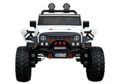 Lean-toys Jeep SX1719 White 4x4 batérie auto