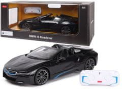 Lean-toys Auto R/C BMW i8 Roadster Rastar 1:12 čierne