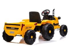 Lean-toys Batériový traktor s prívesom CH9959 Yellow