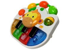 Lean-toys Baby Monkey Piano Sound Lights