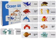 shumee Náučné puzzle Svet oceánov Puzzle 10 spojení