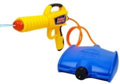 Lean-toys Vodná pištoľ s nádržou 1080 ml žltá a modrá