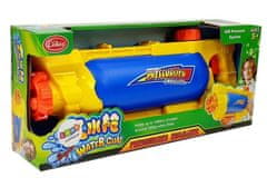 Lean-toys Vodná pištoľ s nádržou 1450 ml žltá a modrá