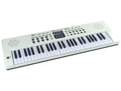 Lean-toys Klávesnica Pianinko 54 klávesov s mikrofónom 200 rytmov tónov