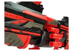 Lean-toys Veľká pištoľová puška s penovými nábojmi 40 kusov Červeno-čierne mieridlá