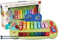 Lean-toys Detské klavíry Cymbály Osvetlené klávesy Hudba