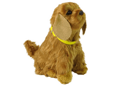 Lean-toys Interaktívny kokeršpaniel Plyšový pes šteká pohybuje chvostom