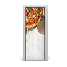 tulup.sk Fototapeta na dvere do domu samolepiace pizza 75x205 cm