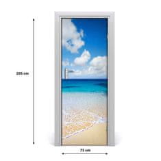 tulup.sk Fototapeta na dvere samolepiace tropická pláž 75x205 cm