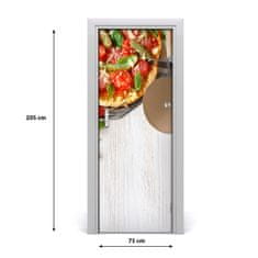 tulup.sk Fototapeta na dvere do domu samolepiace pizza 75x205 cm