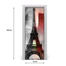 tulup.sk Fototapeta samolepiace na dvere Eiffelova veža 75x205 cm