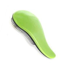 DIVINE cosmetics Rozčesávacia kefa na vlasy 18 cm, neónová zelená