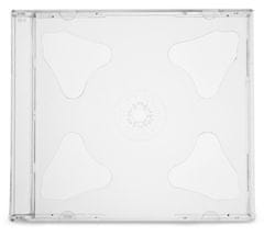 COVER IT box jewel + tray / plastový obal na 2 CD / 10mm / číry / 10pack