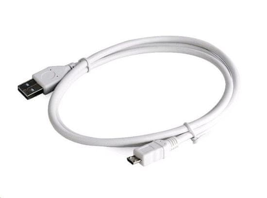 CABLEXPERT GEMBIRD Kábel USB A Male/Micro USB Male 2.0, 0,5m, White, High Quality