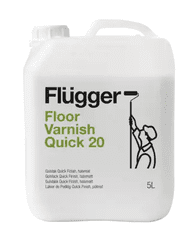 Flügger FLOOR VARNISH QUICK 20 - Lak na drevené podlahy polomatný 5 L