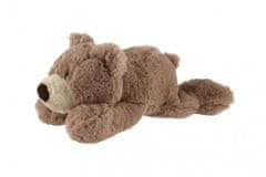 Teddies Medveď ležiaci plyš 28cm svetlo hnedý