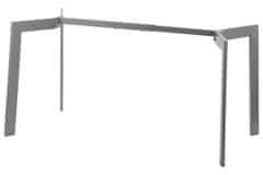 STEMA Kovový nastaviteľný rám stola NY-HF05RB, pre domácnosť a kanceláriu105,5-145,5x78x72,5 cm, šedá farba