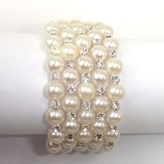 IZMAEL Náramok Pearl Crystal - Elegant KP339