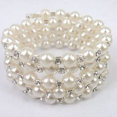 IZMAEL Náramok Pearl Crystal - Elegant KP339