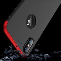 GKK Ochranné puzdro GKK 360 - Predný a zadný kryt celého mobilu pre Apple iPhone XS Max - Červená KP9554