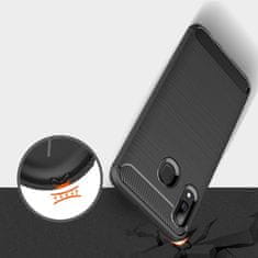 IZMAEL Puzdro Carbon Bush TPU pre Xiaomi Redmi 7 - Čierna KP19392