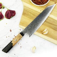 IZMAEL Damaškový kuchynský nôž Isahaja-Čierna KP14038