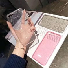 IZMAEL Priesvitné puzdro s trblietkami pre Samsung Galaxy A33 5G - Transparentná KP17852