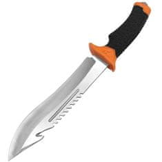 COLUMBIA Outdoorový nôž KP009-Čierna/Oranžová KP18129