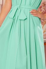 Numoco Dámske mini šaty Alizee mätová XL