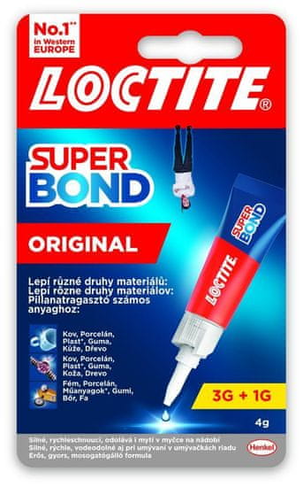 Henkel Lepidlo Loctite Super Bond Original, 4 g