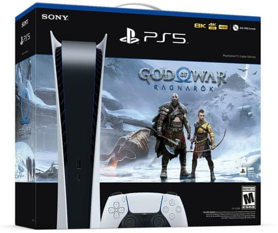 SONY PlayStation 5 Digital Edition + God of War Ragnarök