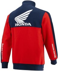 Honda mikina RACING Cardigan 21 modro-bielo-červená S