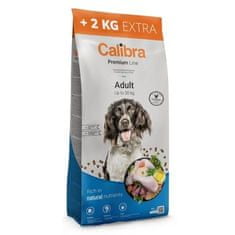 Calibra Krmivo pre psa Premium Line NEW Adult 12kg+2 Kg