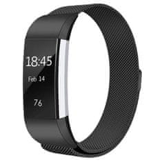 BStrap Milanese (Small) remienok na Fitbit Charge 2, black