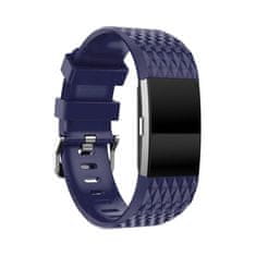 BStrap Silicone Diamond (Small) remienok na Fitbit Charge 2, blue