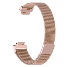 BStrap Milanese (Large) remienok na Fitbit Inspire, rose gold