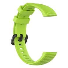 BStrap Silicone Line remienok na Honor Band 4, green