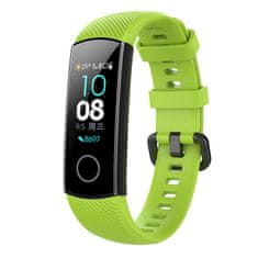 BStrap Silicone Line remienok na Honor Band 4, green