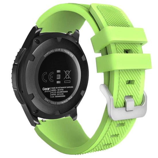 BStrap Silicone Sport remienok na Huawei Watch GT3 46mm, green