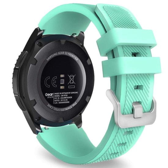 BStrap Silicone Sport remienok na Samsung Galaxy Watch 3 45mm, teal