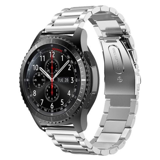 BStrap Stainless Steel remienok na Samsung Galaxy Watch 3 45mm, silver