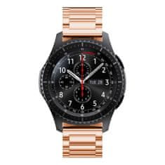 BStrap Stainless Steel remienok na Huawei Watch GT3 46mm, rose gold